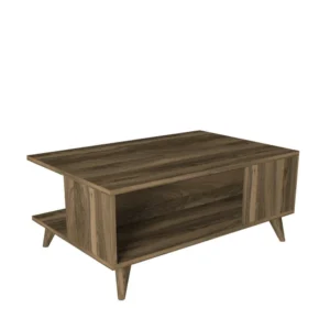 Τραπεζάκι Σαλονιού ArteLibre ALONISOS Καρυδί Μοριοσανίδα/Μελαμίνη 90x60x39cm - Image 2