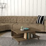 Τραπεζάκι Σαλονιού ArteLibre ALONISOS Καρυδί Μοριοσανίδα/Μελαμίνη 90x60x39cm - Image 3