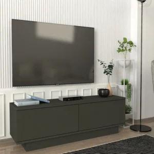 Έπιπλο Τηλεόρασης ArteLibre ALFEN Ανθρακί Μοριοσανίδα/Μελαμίνη 120x35x38cm - Image 5