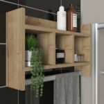 Ράφι Τοίχου ArteLibre DRAPER Φυσικό Μοριοσανίδα/Μελαμίνη 64x14x35cm - Image 6