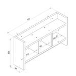 Ράφι Τοίχου ArteLibre DRAPER Φυσικό Μοριοσανίδα/Μελαμίνη 64x14x35cm - Image 7