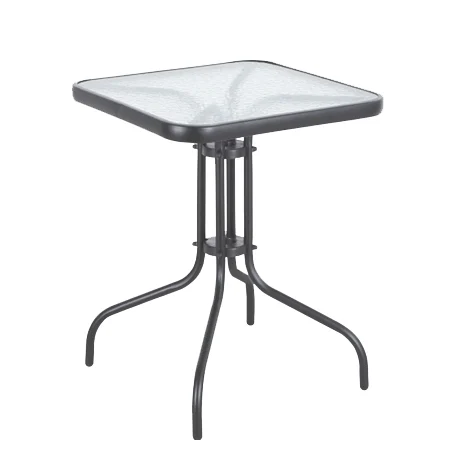 Τραπέζι Μεταλλικό ArteLibre MARS Γκρι 60x60x70cm