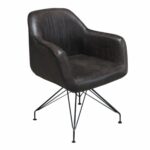 Πολυθρόνα ArteLibre Joel Καφέ 66.5x64x82cm - Image 2