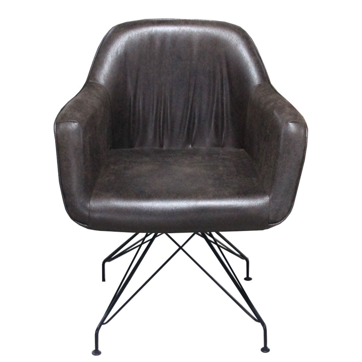 Πολυθρόνα ArteLibre Joel Καφέ 66.5x64x82cm Πολυθρόνα ArteLibre Joel Καφέ 66.5x64x82cm