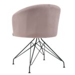 Πολυθρόνα ArteLibre JOHAN Σάπιο Μήλο Βελούδο/Μέταλλο 63x51x78cm - Image 3