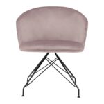 Πολυθρόνα ArteLibre JOHAN Σάπιο Μήλο Βελούδο/Μέταλλο 63x51x78cm - Image 4