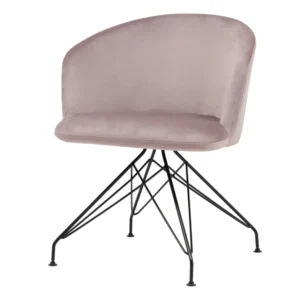 Πολυθρόνα ArteLibre JOHAN Σάπιο Μήλο Βελούδο/Μέταλλο 63x51x78cm - Image 6