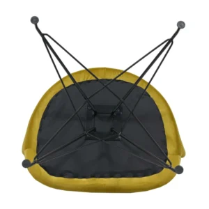 Πολυθρόνα ArteLibre JOHAN Κίτρινο Βελούδο/Μέταλλο 63x51x78cm - Image 7