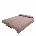 Καναπές Κρεβάτι Τριθέσιος ArteLibre GEORGIA Ανοιχτό Μοβ 194x93x72cm - Image 2