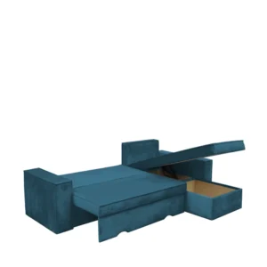 Καναπές Γωνιακός ArteLibre Αναστρέψιμος CAHABON Μπλε 250x210x79cm - Image 4