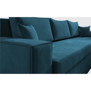 Καναπές Γωνιακός ArteLibre Αναστρέψιμος CAHABON Μπλε 250x210x79cm - Image 5