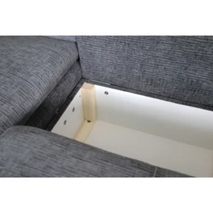 Καναπές Κρεβάτι Γωνιακός ArteLibre Αριστερή Γωνία BANDERA Σκούρο Γκρι 263x168x84cm - Image 5