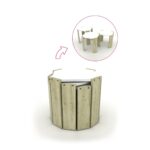 Ζιγκόν ArteLibre HANSEL Δρυς/Λευκό Μοριοσανίδα/Μελαμίνη 44.5x44.5cm Υ41/38.5/36cm Σετ 3Τμχ - Image 2