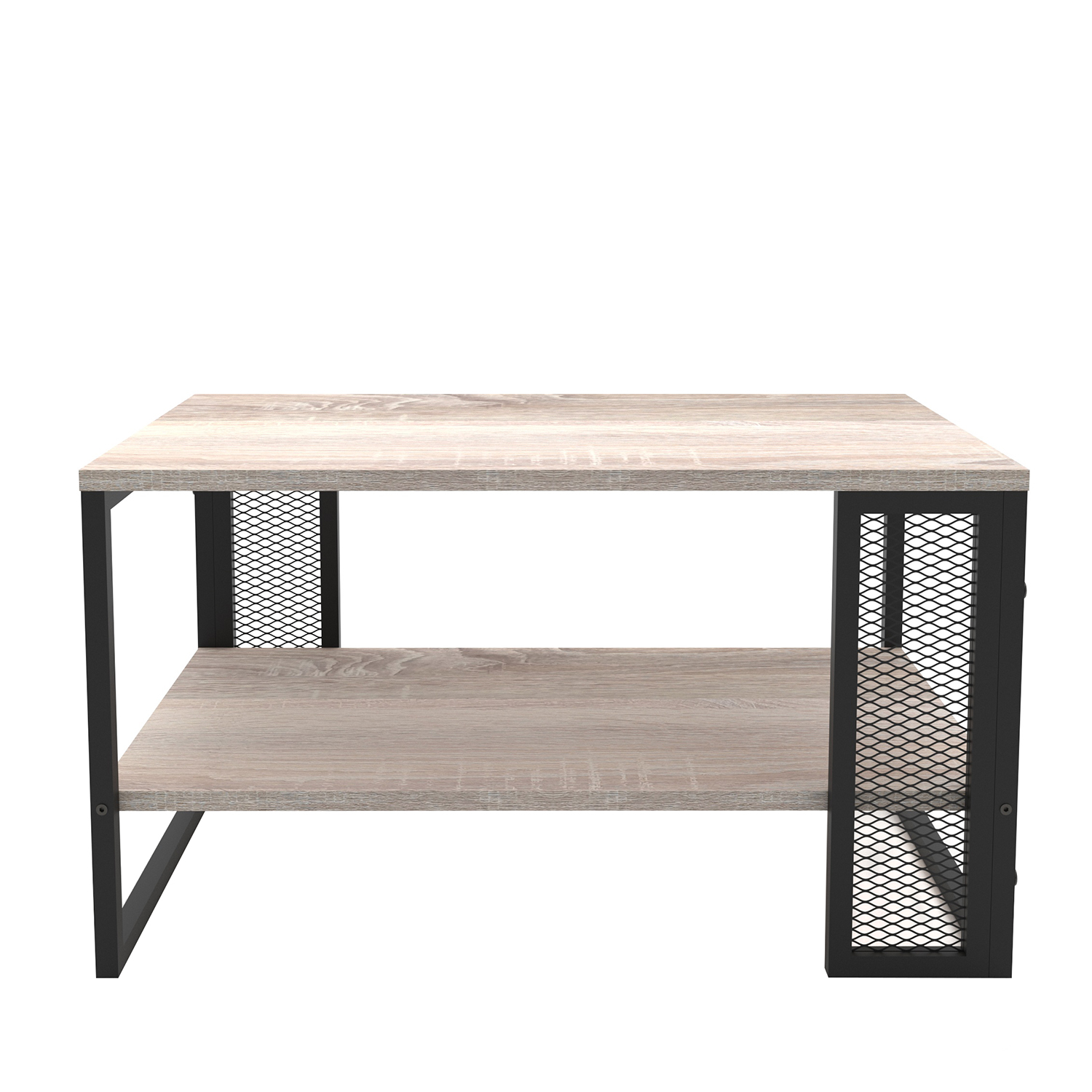 Τραπεζάκι Σαλονιού ArteLibre MELA Sonoma/Μαύρο Μελαμίνη/Μέταλλο 80.2x45x50.2cm Τραπεζάκι Σαλονιού ArteLibre MELA Sonoma/Μαύρο Μελαμίνη/Μέταλλο 80.2x45x50.2cm