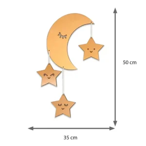 Διακοσμητικό Τοίχου ArteLibre DREAM Χρυσό 50x35x0.4cm - Image 4