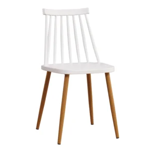 Καρέκλα ArteLibre CYGNET Λευκό PP/Μέταλλο 42x46x80cm