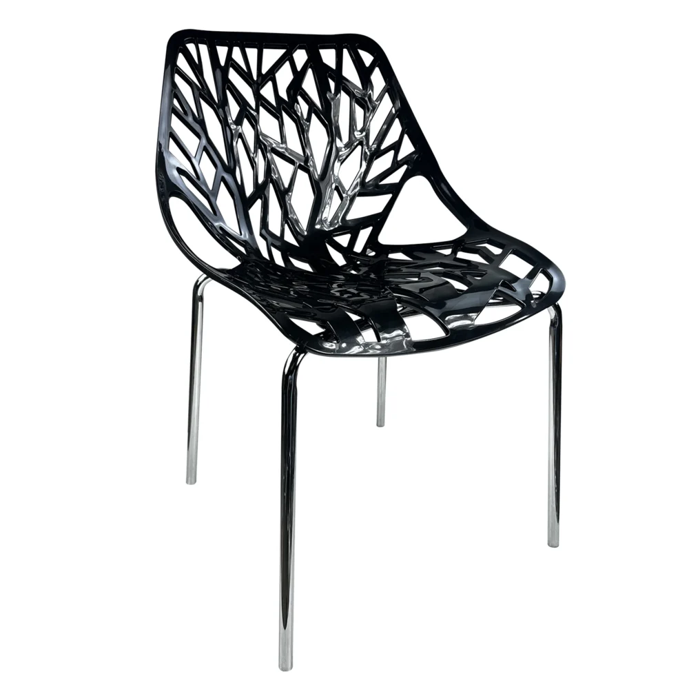 Καρέκλα Τραπεζαρίας ArteLibre HARTMAN Μαύρο PP/Μέταλλο 54x57x81cm Καρέκλα Τραπεζαρίας ArteLibre HARTMAN Μαύρο PP/Μέταλλο 54x57x81cm