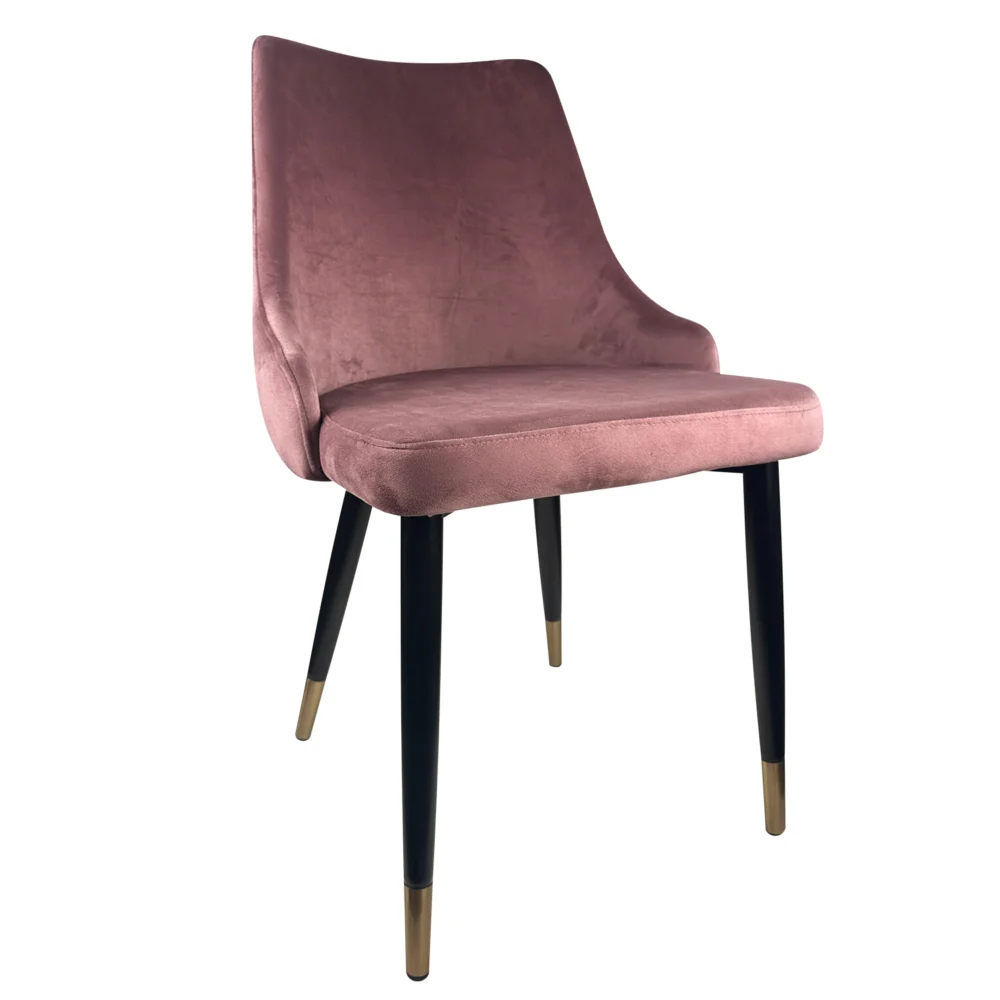 Καρέκλα Τραπεζαρίας ArteLibre QUEENS Σάπιο Μήλο/Μαύρο Βελούδο/Μέταλλο 51x58x83cm Καρέκλα Τραπεζαρίας ArteLibre QUEENS Σάπιο Μήλο/Μαύρο Βελούδο/Μέταλλο 51x58x83cm