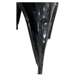 Καρέκλα ArteLibre Βιομηχανικού Τύπου Vintage TOLIKO Μαύρο Μέταλλο 44x49x84cm - Image 6