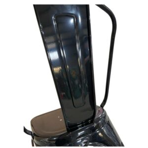 Καρέκλα ArteLibre Βιομηχανικού Τύπου Vintage TOLIKO Μαύρο Μέταλλο 44x49x84cm - Image 7