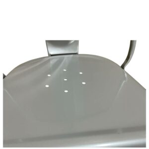 Καρέκλα ArteLibre Βιομηχανικού Τύπου Vintage TOLIKO Γκρι Μέταλλο 44x49x84cm - Image 6