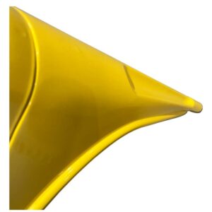 Καρέκλα ArteLibre Βιομηχανικού Τύπου Vintage TOLIKO Κίτρινο Μέταλλο 44x49x84cm - Image 8