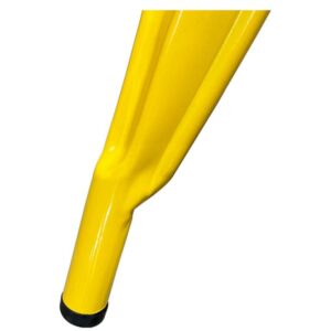 Καρέκλα ArteLibre Βιομηχανικού Τύπου Vintage TOLIKO Κίτρινο Μέταλλο 44x49x84cm - Image 10