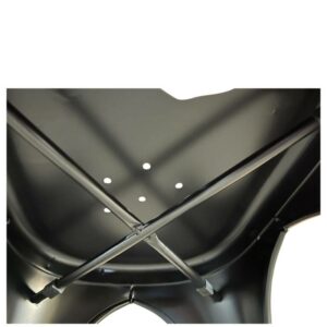 Καρέκλα ArteLibre Βιομηχανικού Τύπου Vintage TOLIKO Μαύρο Αντικέ Μέταλλο 44x49x84cm - Image 7