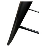 Σκαμπό Bar ArteLibre Βιομηχανικού Τύπου Vintage MOLERO Μαύρο Ματ Μέταλλο 43x43x94cm - Image 6