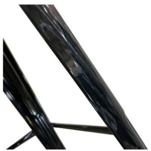 Σκαμπό Bar ArteLibre Βιομηχανικού Τύπου Vintage SILANO Μαύρο Μέταλλο 42x42x76cm - Image 6
