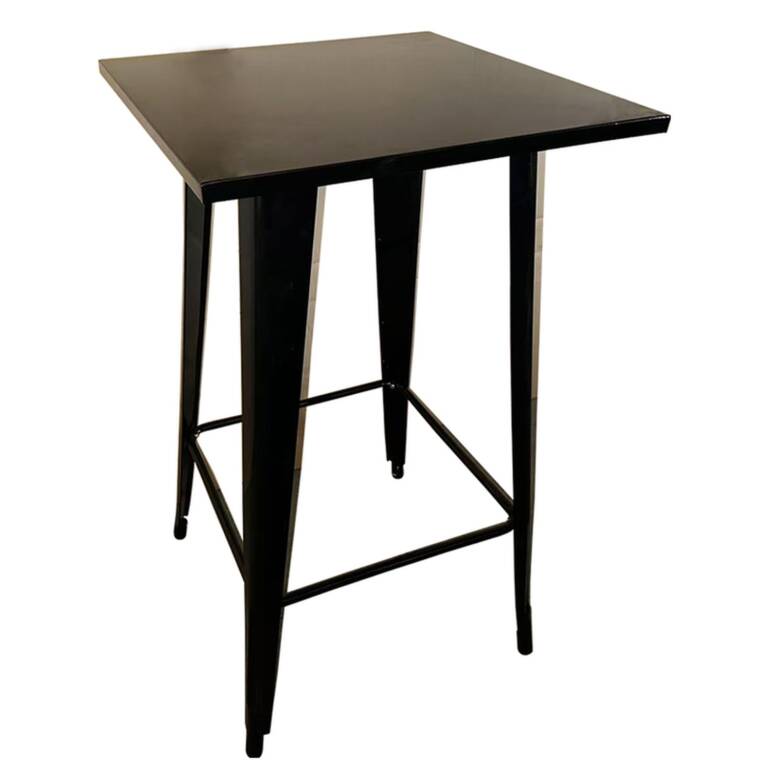 Τραπέζι Bar ArteLibre Βιομηχανικού Τύπου Vintage ARTEKTO Μαύρο Μέταλλο/Ξύλο 60x60x103cm Τραπέζι Bar ArteLibre Βιομηχανικού Τύπου Vintage ARTEKTO Μαύρο Μέταλλο/Ξύλο 60x60x103cm