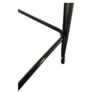 Τραπέζι Bar ArteLibre Βιομηχανικού Τύπου Vintage ARTEKTO Μαύρο Αντικέ Μέταλλο/Ξύλο 60x60x103cm - Image 6