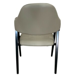 Καρέκλα Τραπεζαρίας ArteLibre SOLANA Cappuccino/Μαύρο PU/Μέταλλο 51x51x81cm - Image 4