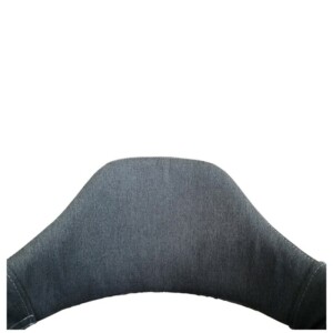 Καρέκλα Τραπεζαρίας ArteLibre SOLANA Γκρι/Μαύρο Ύφασμα/Μέταλλο 51x51x81cm - Image 5