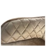 Σετ 2 τεμαχιών Καρέκλα Τραπεζαρίας ArteLibre FLORENCIA Cappuccino/Μαύρο Βελούδο/Μέταλλο 56x60x81cm - Image 7