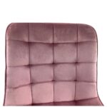 Σετ 4 τεμαχιών Καρέκλα Τραπεζαρίας ArteLibre BRISA Σάπιο Μήλο/Μαύρο Βελούδο/Μέταλλο 53x60x85cm - Image 5