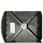 Σετ 4 τεμαχιών Καρέκλα Τραπεζαρίας ArteLibre BRISA Μαύρο Βελούδο/Μέταλλο 53x60x85cm - Image 5