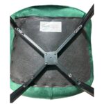 Σετ 4 τεμαχιών Καρέκλα Τραπεζαρίας ArteLibre BRISA Πράσινο/Μαύρο Βελούδο/Μέταλλο 53x60x85cm - Image 8