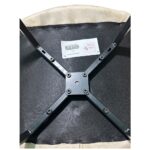 Σετ 4 τεμαχιών Καρέκλα Τραπεζαρίας ArteLibre MILONGA Μπεζ/Μαύρο PU/Μέταλλο 55x61x88cm - Image 10