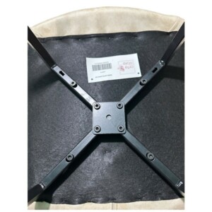 Καρέκλα Τραπεζαρίας ArteLibre MILONGA Μπεζ/Μαύρο PU/Μέταλλο 55x61x88cm - Image 10