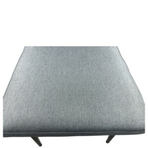 Καρέκλα Τραπεζαρίας ArteLibre FANDANGO Γκρι/Μαύρο Ύφασμα/Μέταλλο 43x56x97cm - Image 6