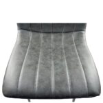 Σετ 4 τεμαχιών Καρέκλα Τραπεζαρίας ArteLibre YUCARIA Ανθρακί/Μαύρο PU/Μέταλλο 44x55x86cm - Image 6