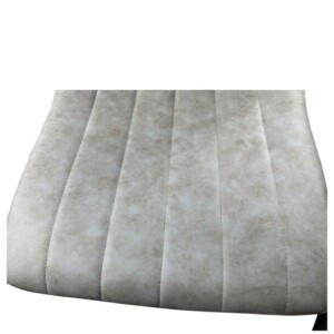 Καρέκλα Τραπεζαρίας ArteLibre YUCARIA Μπεζ/Μαύρο PU/Μέταλλο 44x55x86cm - Image 5