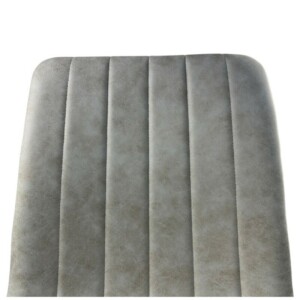 Καρέκλα Τραπεζαρίας ArteLibre YUCARIA Μπεζ/Μαύρο PU/Μέταλλο 44x55x86cm - Image 6