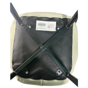 Καρέκλα Τραπεζαρίας ArteLibre RIOJA Sand/Μαύρο Ύφασμα/Μέταλλο 46x50x80cm - Image 7