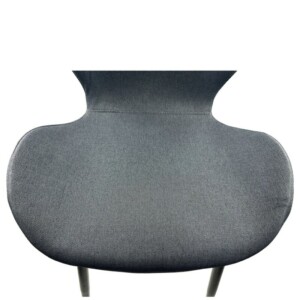 Καρέκλα Τραπεζαρίας ArteLibre RIOJA Γκρι/Μαύρο Ύφασμα/Μέταλλο 46x50x80cm - Image 7