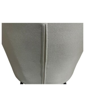 Καρέκλα Τραπεζαρίας ArteLibre JACARANDA Μπεζ/Μαύρο Ύφασμα/Μέταλλο 56x56x76cm - Image 5