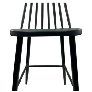 Σκαμπό Bar ArteLibre MARANTA Μαύρο PP/Μέταλλο 45x46x97cm - Image 6