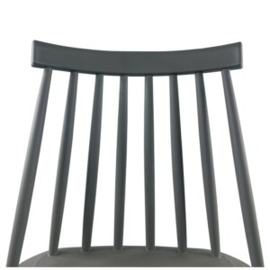 Σκαμπό Bar ArteLibre MARANTA Γκρι/Φυσικό PP/Μέταλλο 45x46x97cm - Image 13