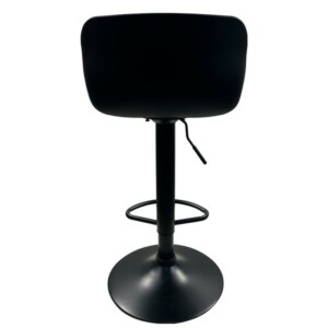 Σκαμπό Bar ArteLibre QUERIDA Μαύρο PP/Μέταλλο 44x45x58/81-79/102cm - Image 4